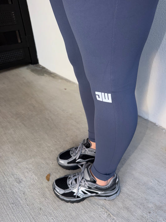 Dark Blue Long-Sleeve Jumpsuit