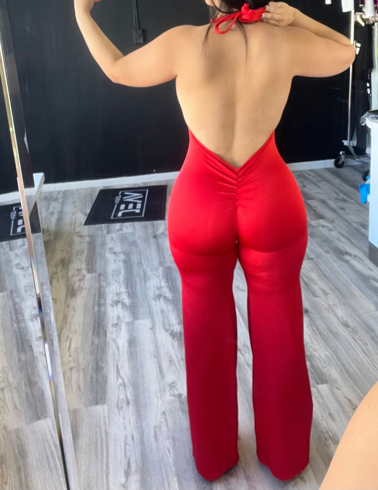 Palazzo Jumpsuits red