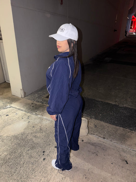 Navy Blue Tracksuit Set