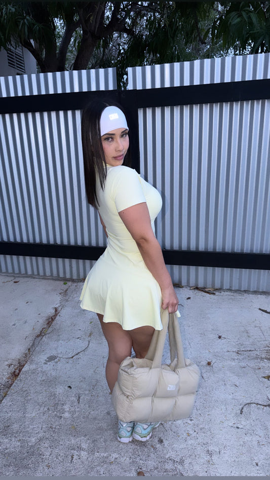 Light Yellow Skirt Dress