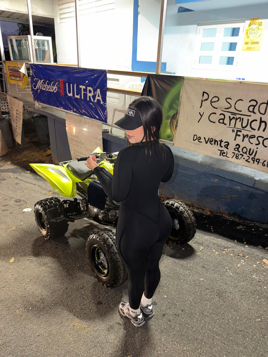Love Black Long Sleeve Jumpsuit