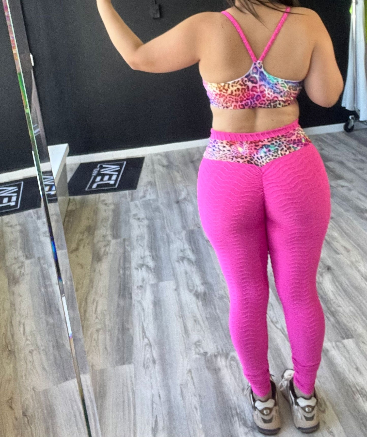 Pink Animal Print Long Set