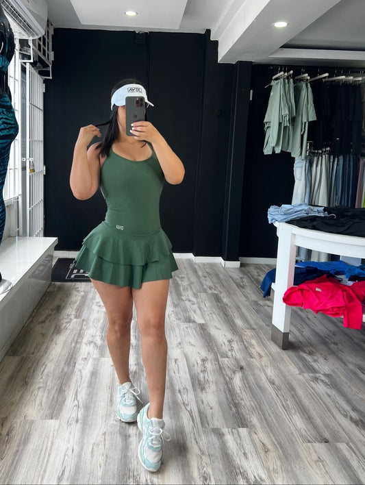 Olive Slim Dress