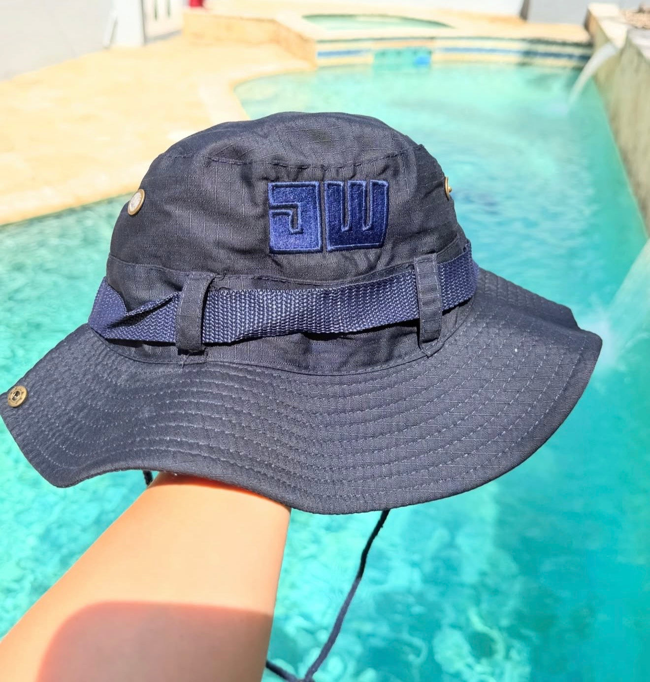 Fishing Hat Navy Blue Unisex