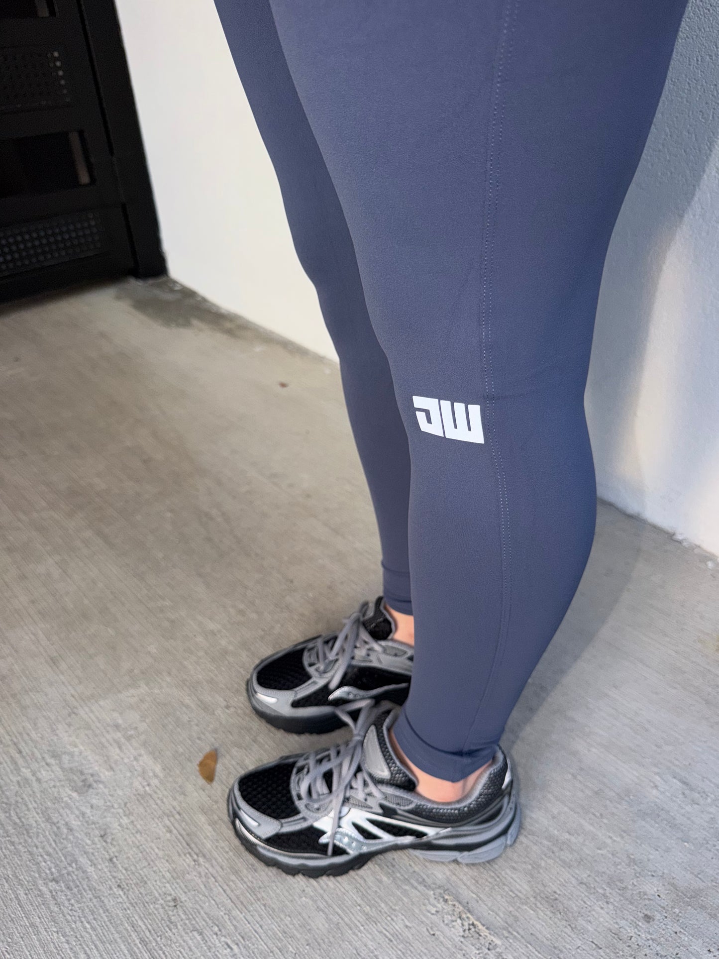 Dark Blue Long-Sleeve Jumpsuit