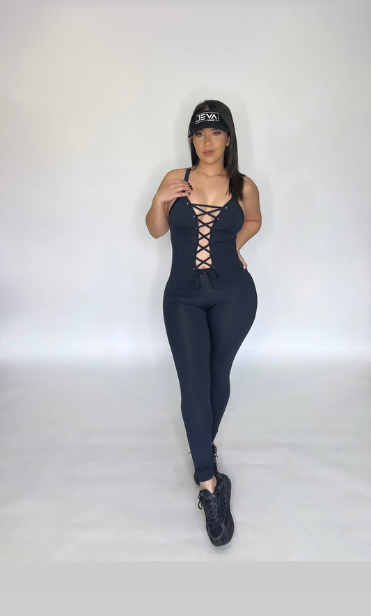 Eli Basic black jumpsuit