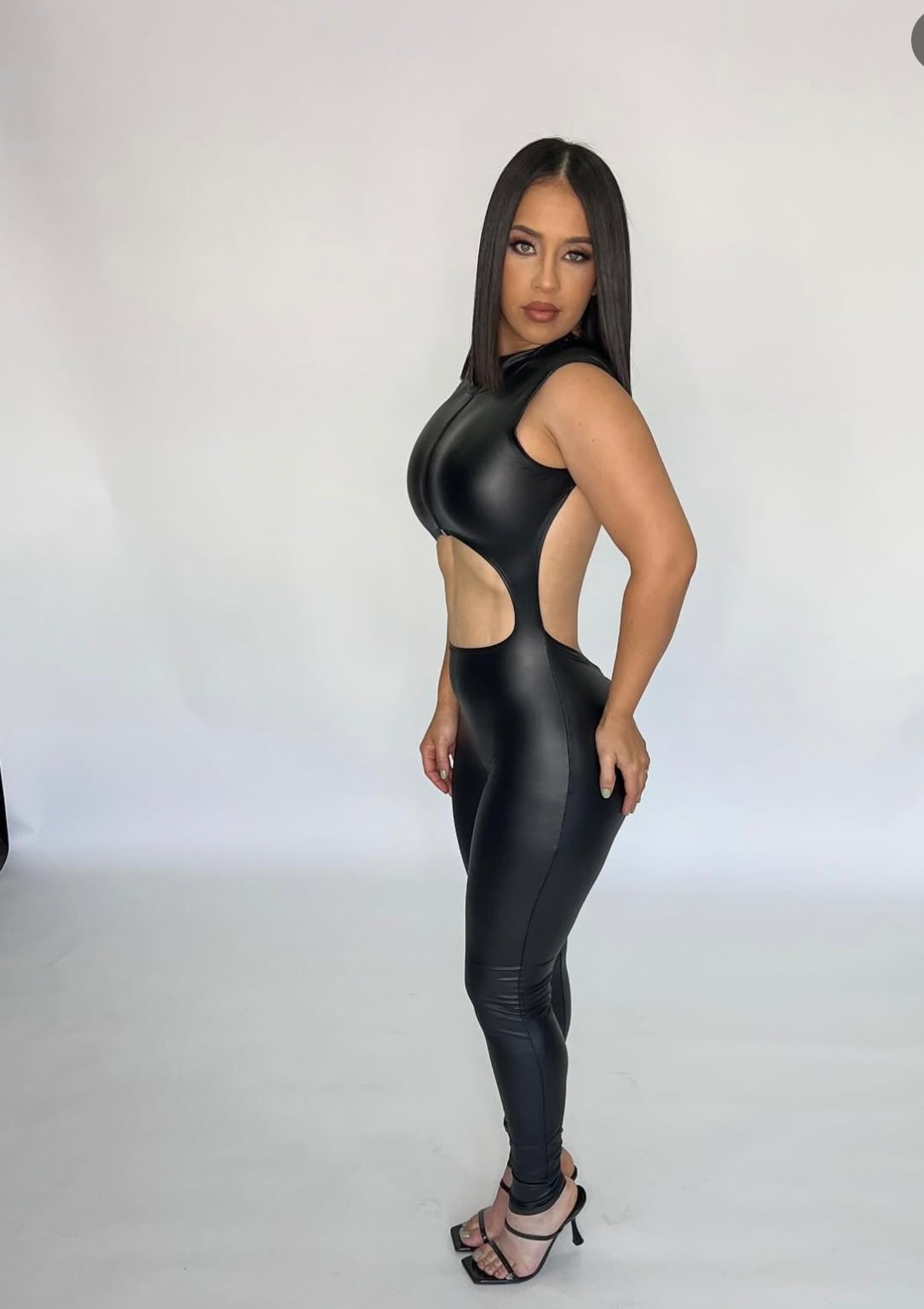Leather jumpsuits