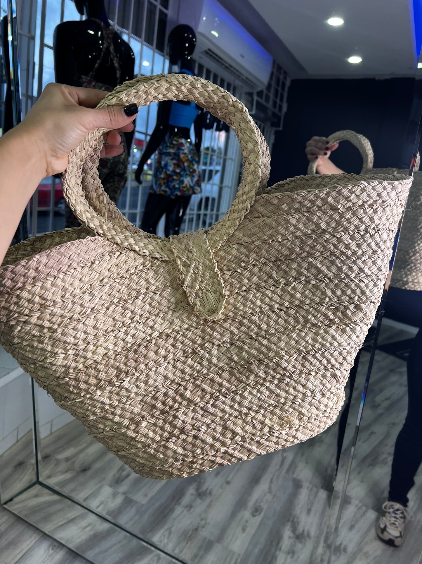 Cartera de paja