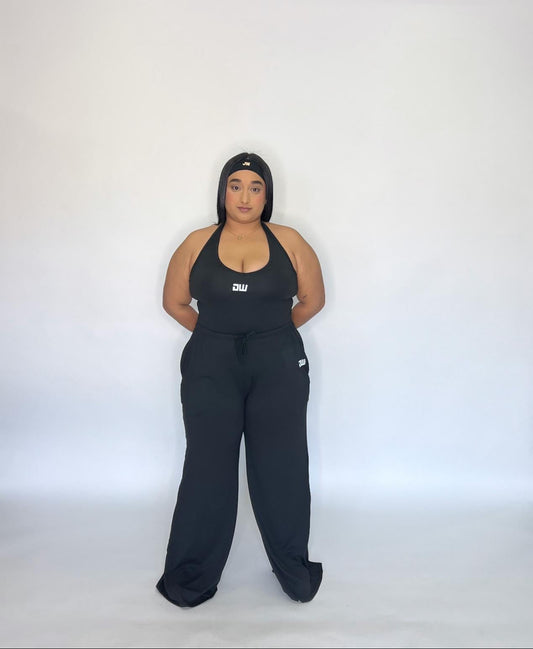 Black Sweat Pant CURVY Set