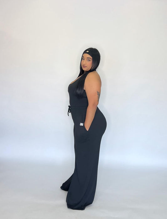 Black Sweat Pant CURVY Set