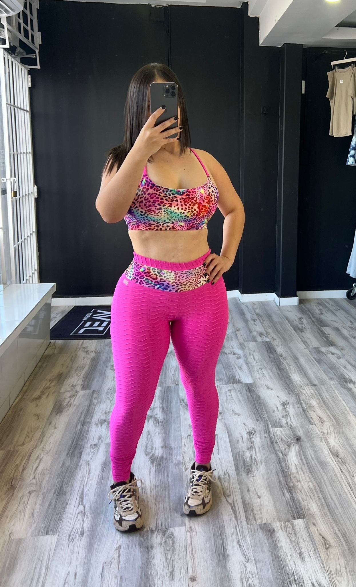 Pink Animal Print Long Set