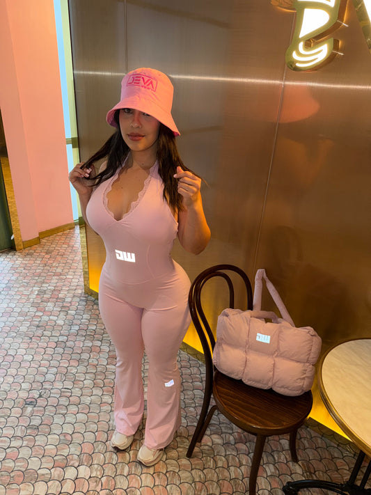 Soft Pink  Jumpsuit bell bottom