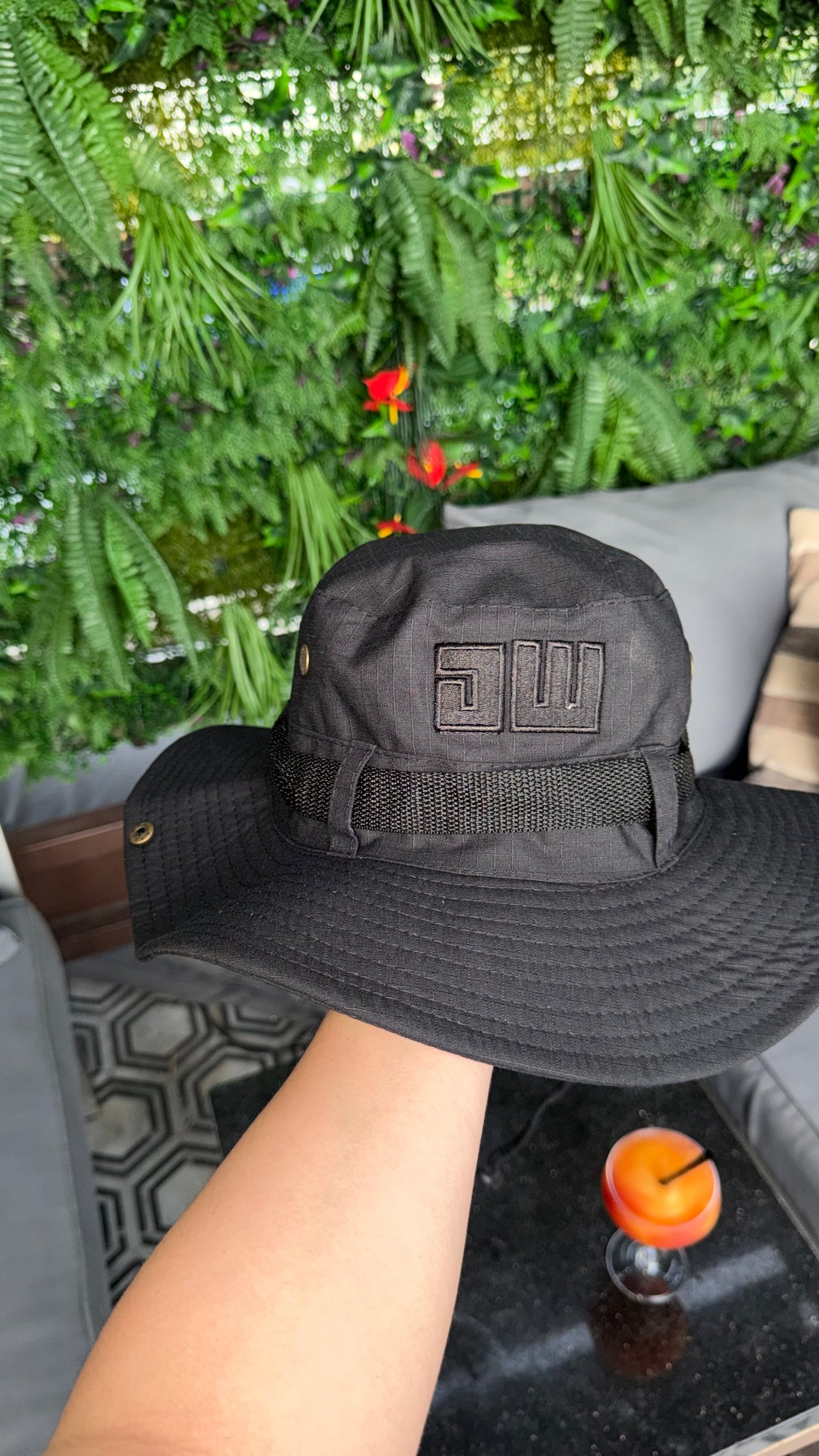 Fishing Hat Black Unisex