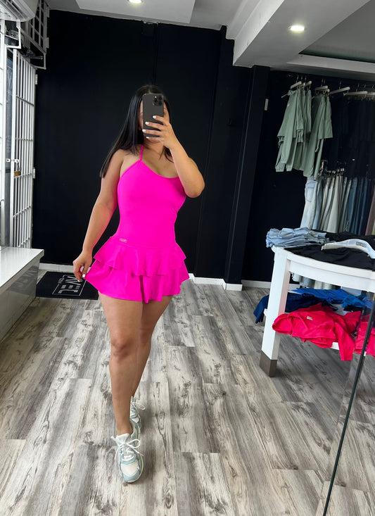 Fucsia Slim Dress