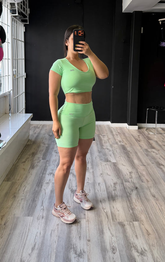 Menta set manga corta