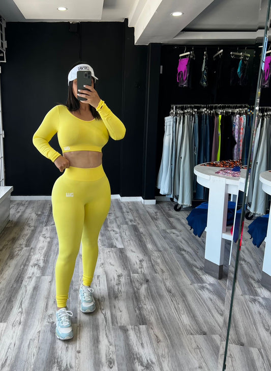 Banana Long-Sleeve Long Set
