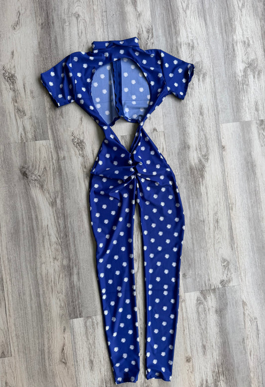 Print jumpsuit flower