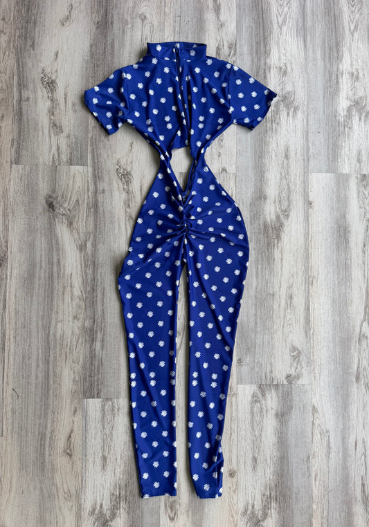Print jumpsuit flower