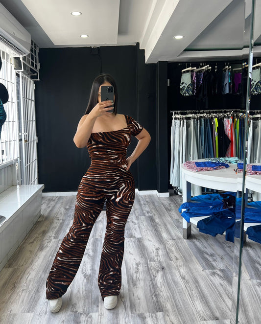 Brown Bellbottom GALA Jumpsuit