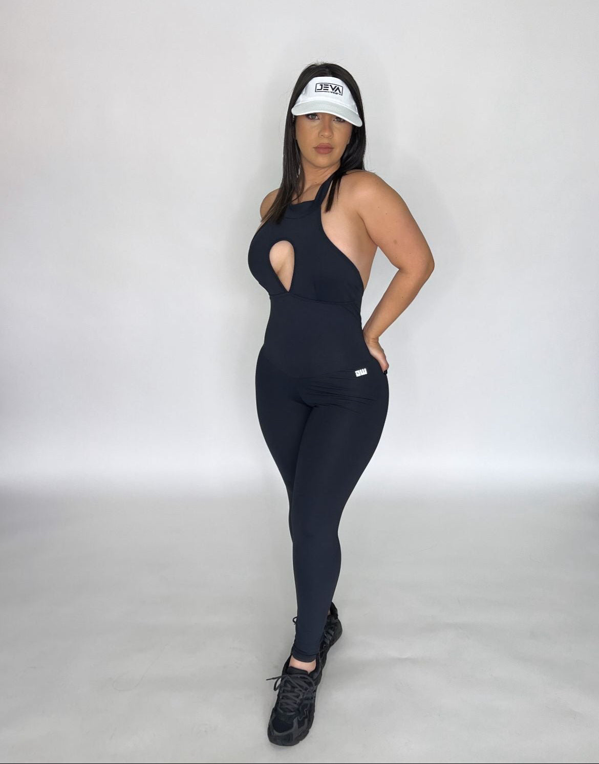 Black Long Knotted Jumpsuit