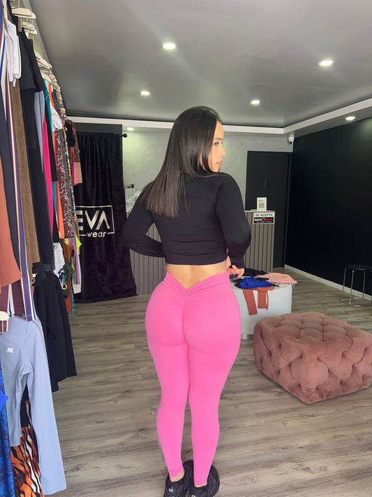 Black/Pink Long Set