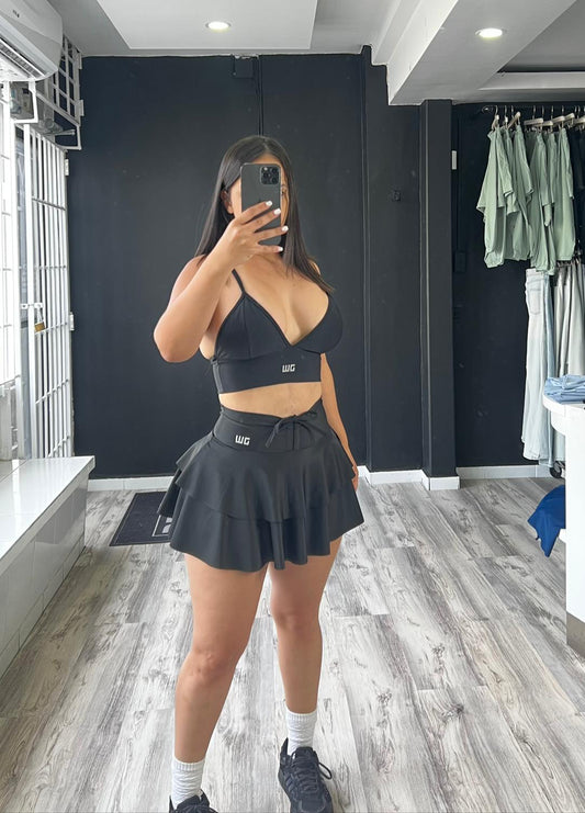 Blacky Slim Skirts Set