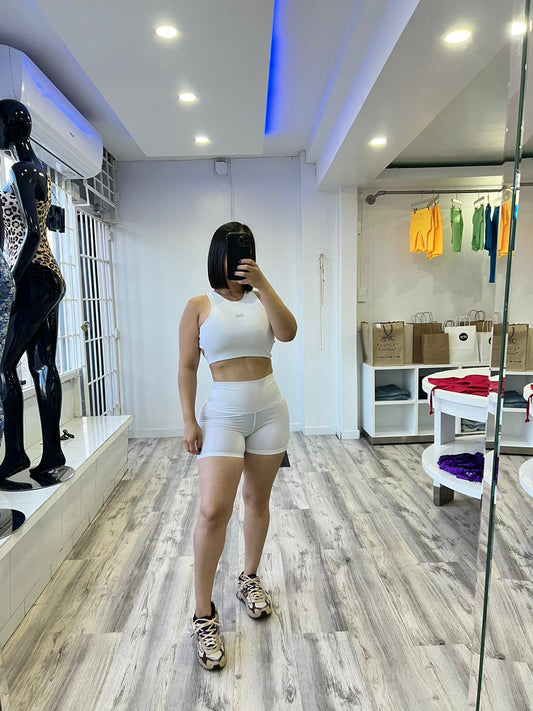 White Short Set