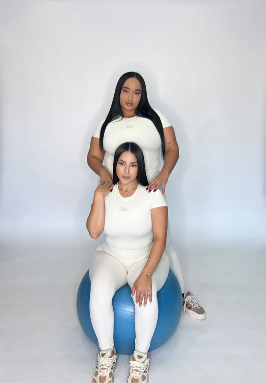 Bone Short Sleeve Long Set